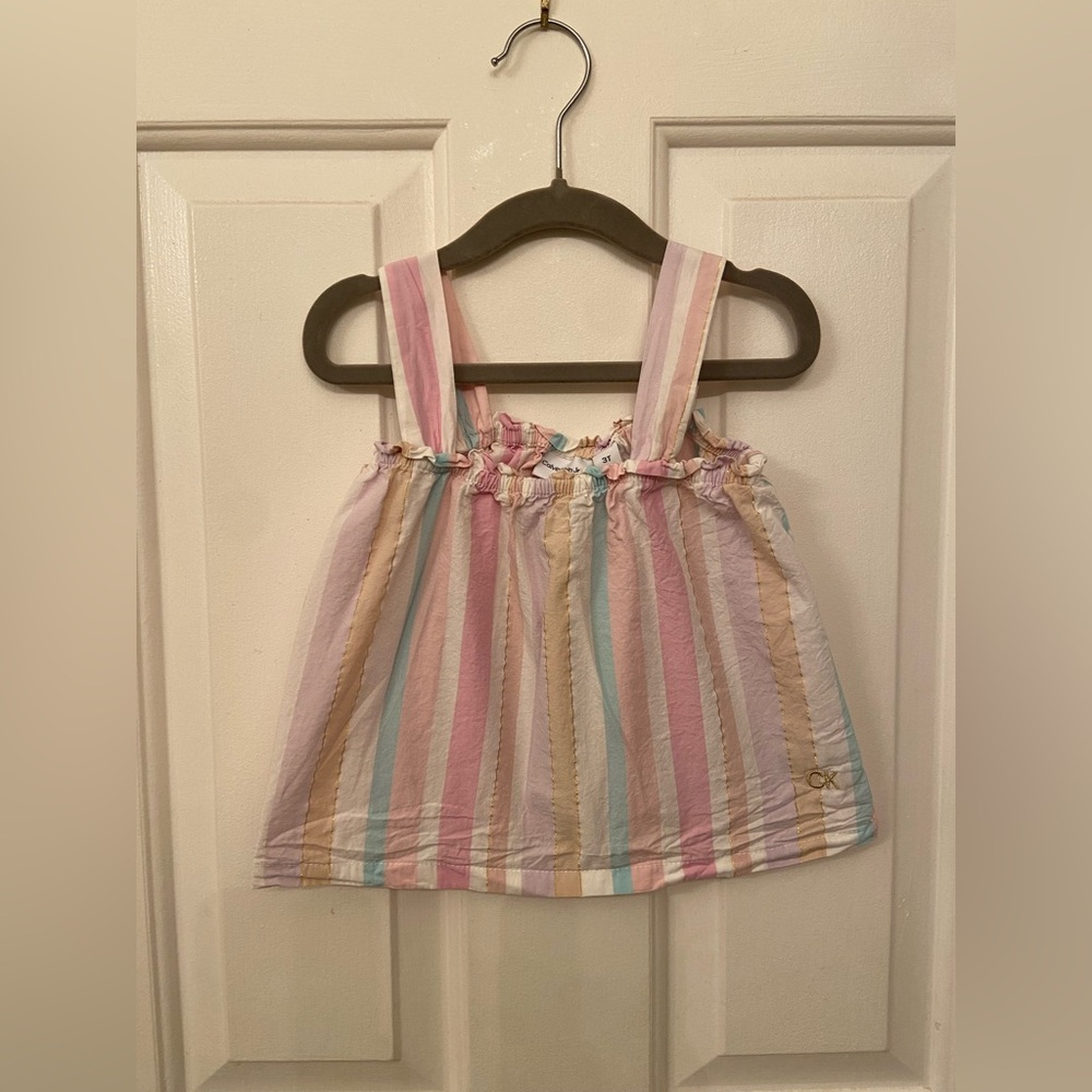 Calvin Klein Pastel Striped Camisole